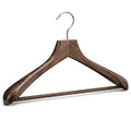 Walnut Wood Shirt Hanger with Trouser Bar