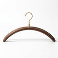 Walnut Wood Suit Hanger with Metal Hook