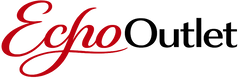 Logo of Echo Outlet on a white background
